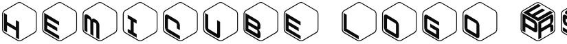 Hemicube Logo PERSONAL USE ONLY Regular font