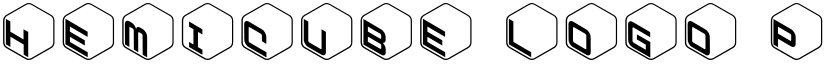 Hemicube Logo PERSONAL USE ONLY Regular font