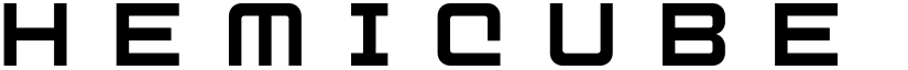 Hemicube Type PERSONAL USE ONLY Regular font