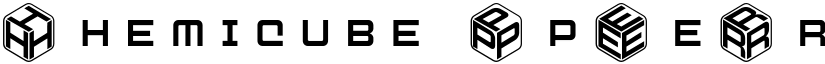 Hemicube PERSONAL USE ONLY Regular font