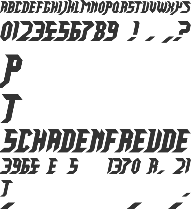 Mad King Games font preview