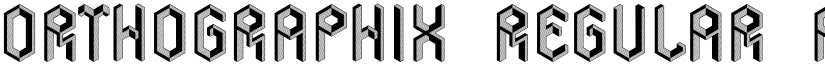 Orthographix Regular font
