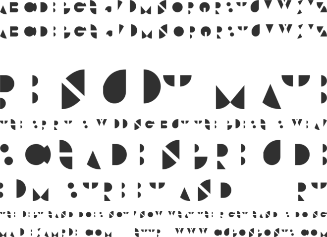 Wollicht font preview