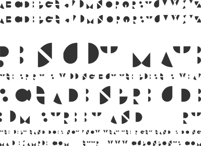 Wollicht font preview