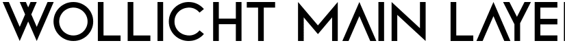 Wollicht Main Layer font