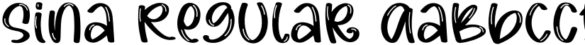 Sina Regular font