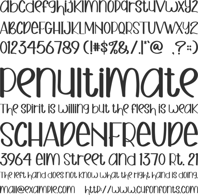 DeceMBeR CHRiStMas font preview