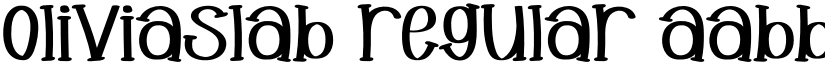 Oliviaslab Regular font