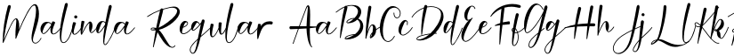 Malinda Regular font