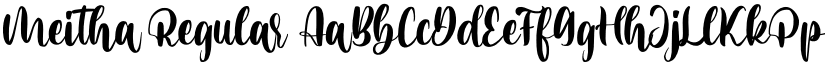 Meitha Regular font