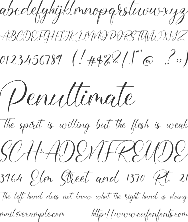 Omerlian font preview