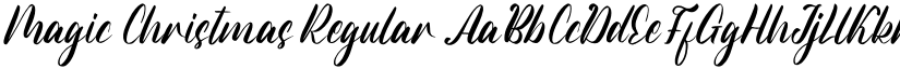 Magic Christmas Regular font