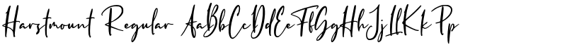 Harstmount font download