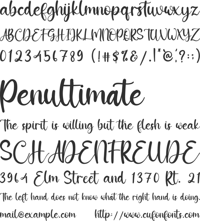Ressoven font preview