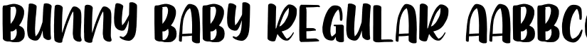 Bunny Baby Regular font