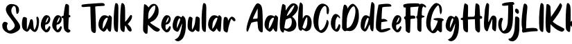 Sweet Talk Regular font