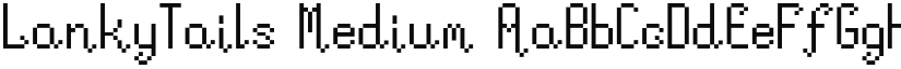 LankyTails font download
