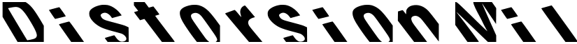 Distorsion Milenio Regular font