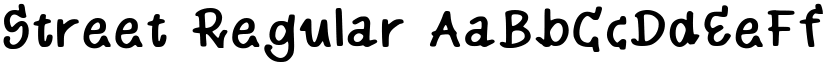 Street Regular font