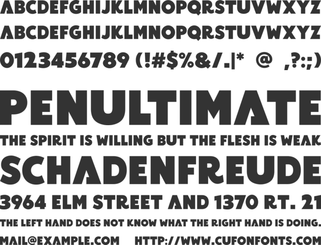 BOLTZZ Sans font preview