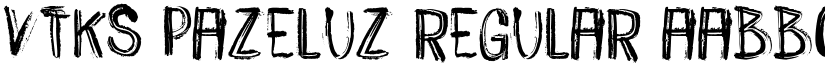 VTKS PAZELUZ Regular font
