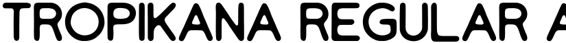 Tropikana font download