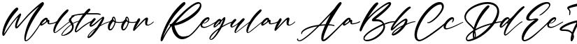 Malstyoor Regular font