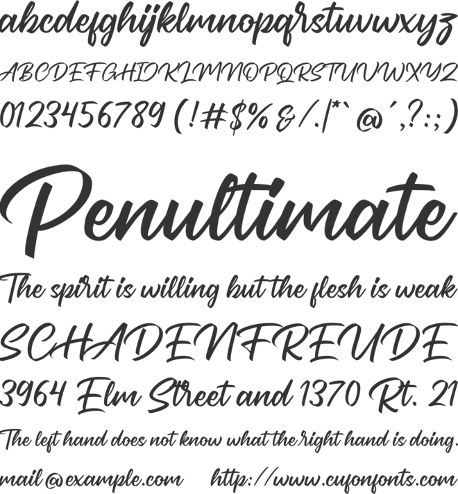 Asteratty font preview