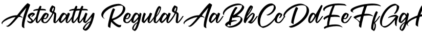 Asteratty Regular font