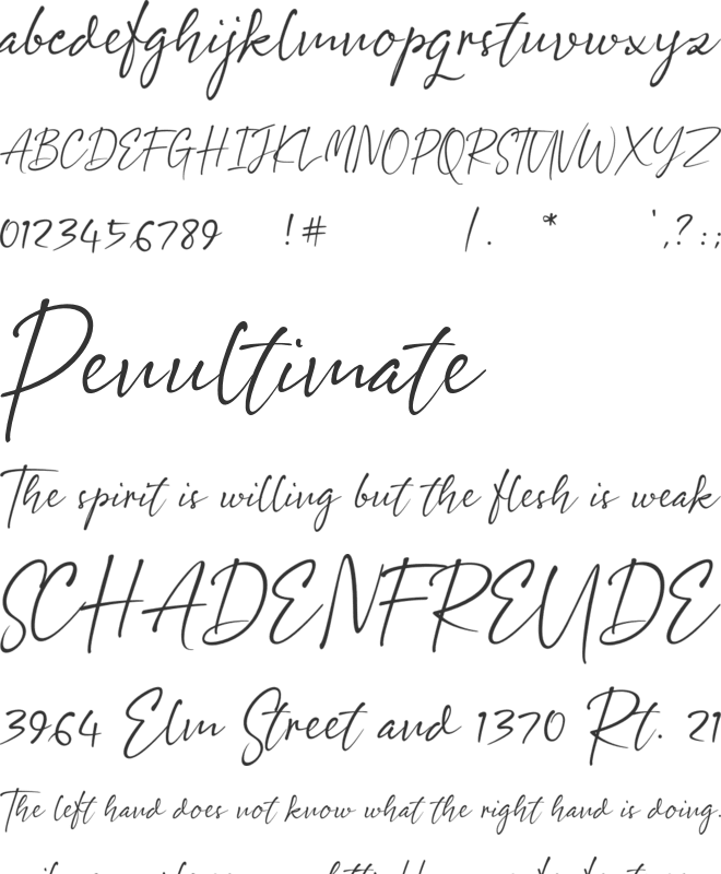 Safirah Moon font preview