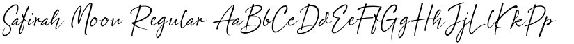 Safirah Moon Regular font