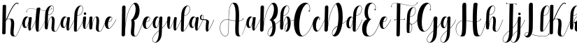 Kathaline Regular font