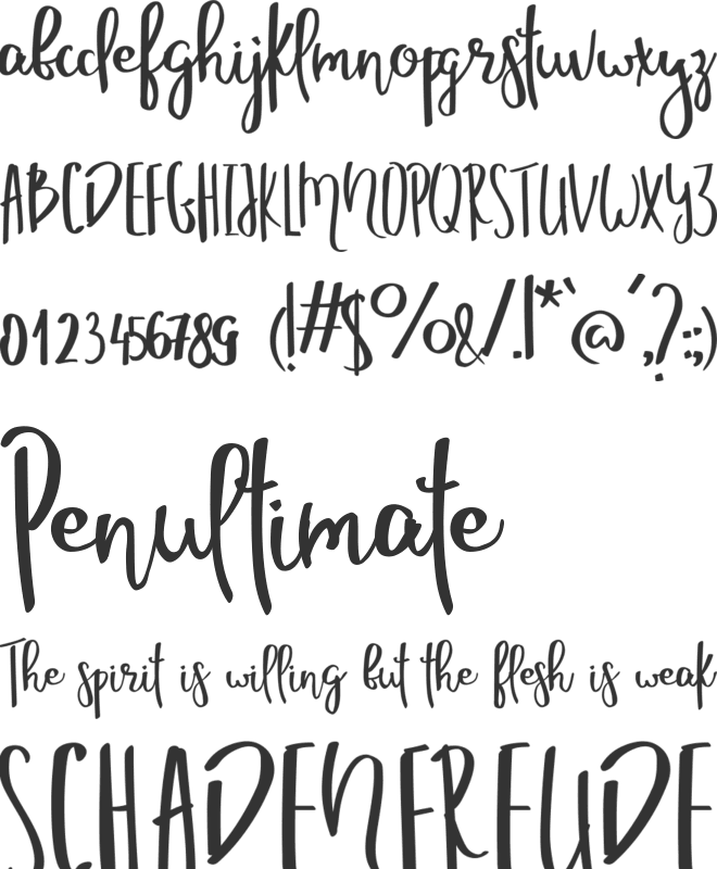 CilokOriginal font preview