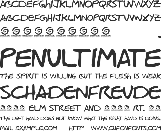 Rasomac Personal Use font preview