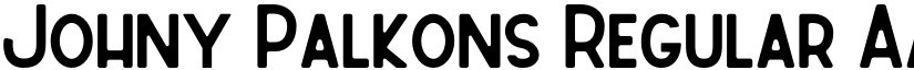 Johny Palkons Regular font