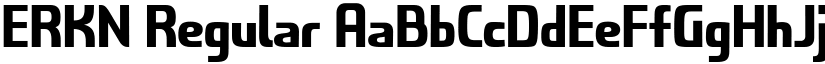 ERKN Regular font