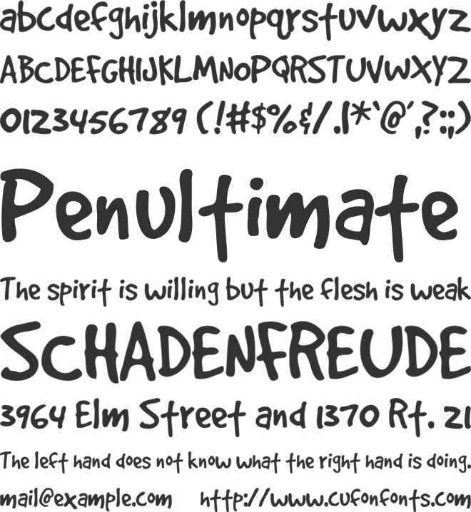 GoodDog Plain font preview