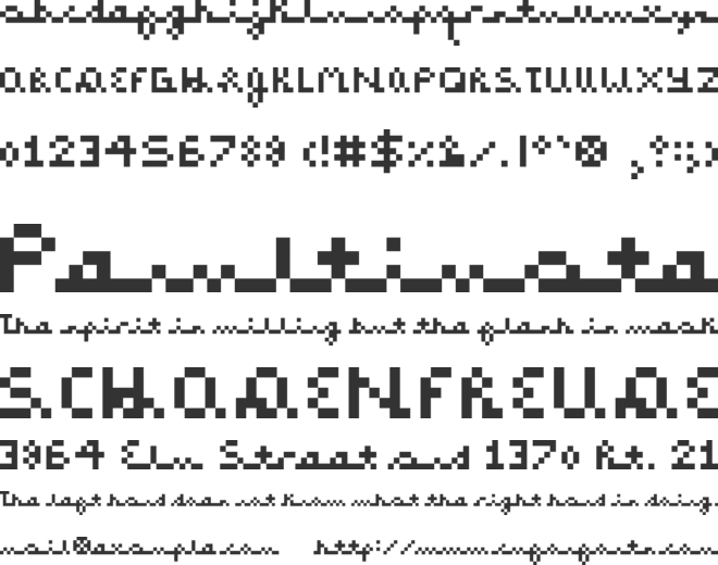 Alicia Marie font preview