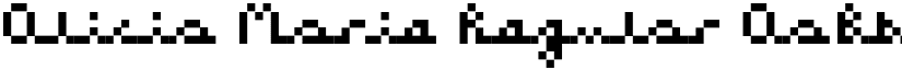 Alicia Marie Regular font