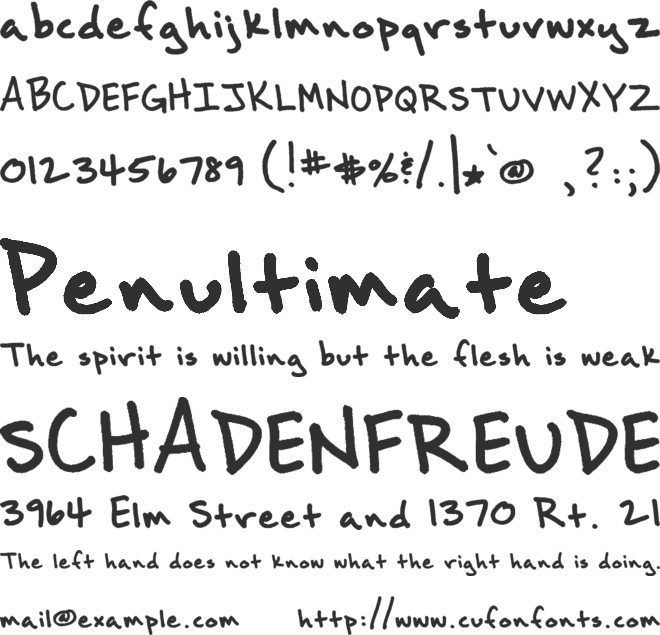 BrownBagLunch font preview
