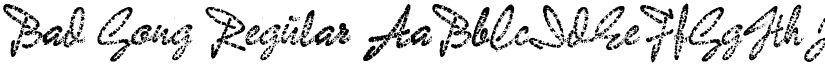 Bad Gong Regular font