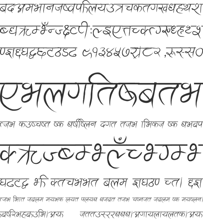 Ananda Akchyar font preview