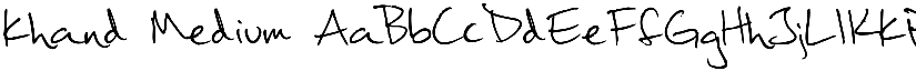 khand Medium font