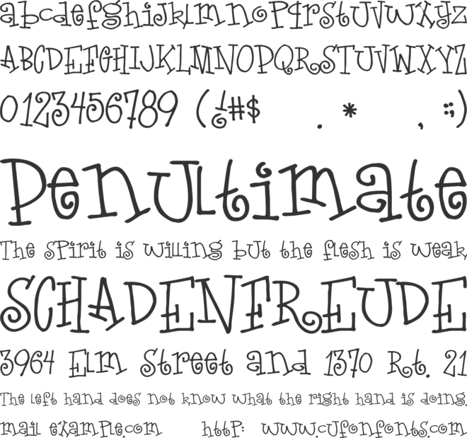 LoveLetters font preview