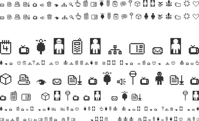 Spaider Simbol font preview