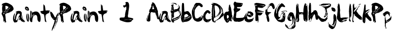 PaintyPaint 1 font
