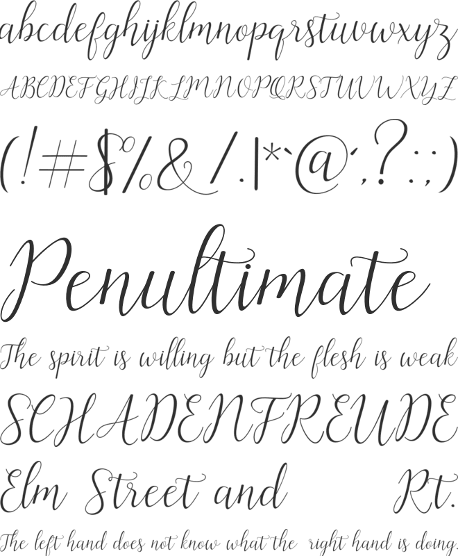Artilla Script font preview