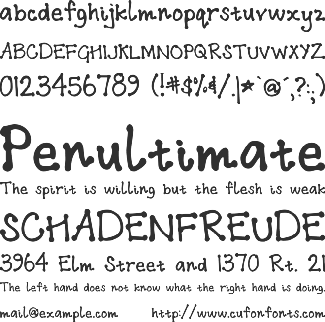 Addis Ababa font preview