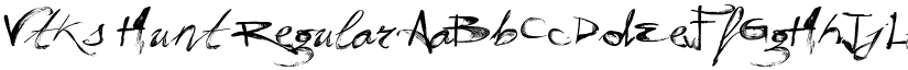 Vtks Hunt font download