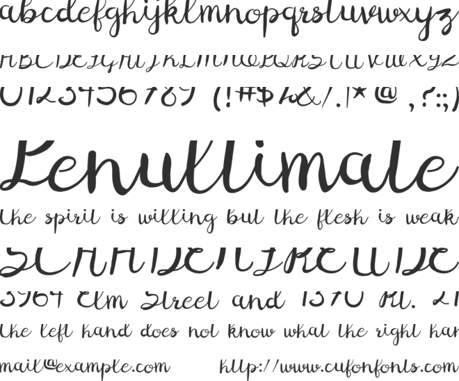 Digory Doodles font preview